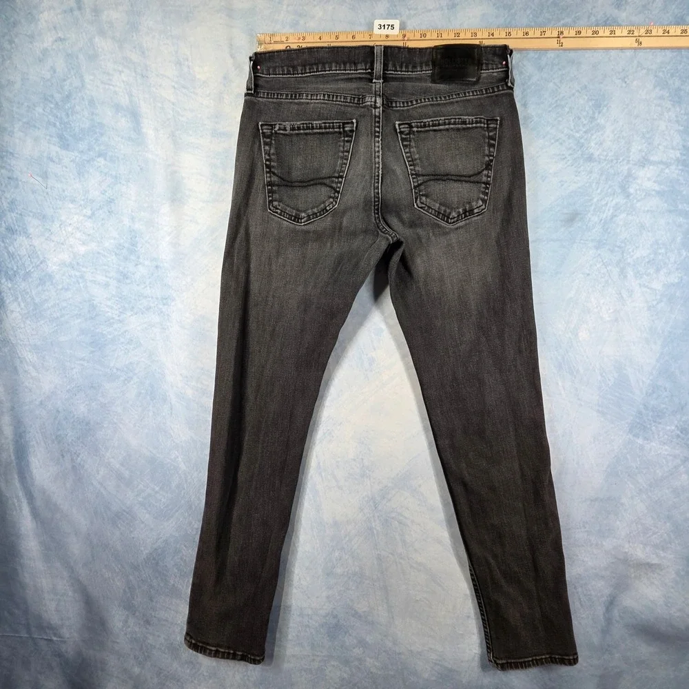 Hollister Epic Flex Skinny Jeans Mens 30x30 Faded Black Denim Pants
